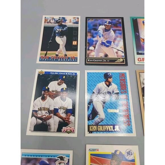 Lot of 11 Ken Griffey Jr Cards Baseball Various Years - Picture 2 of 9